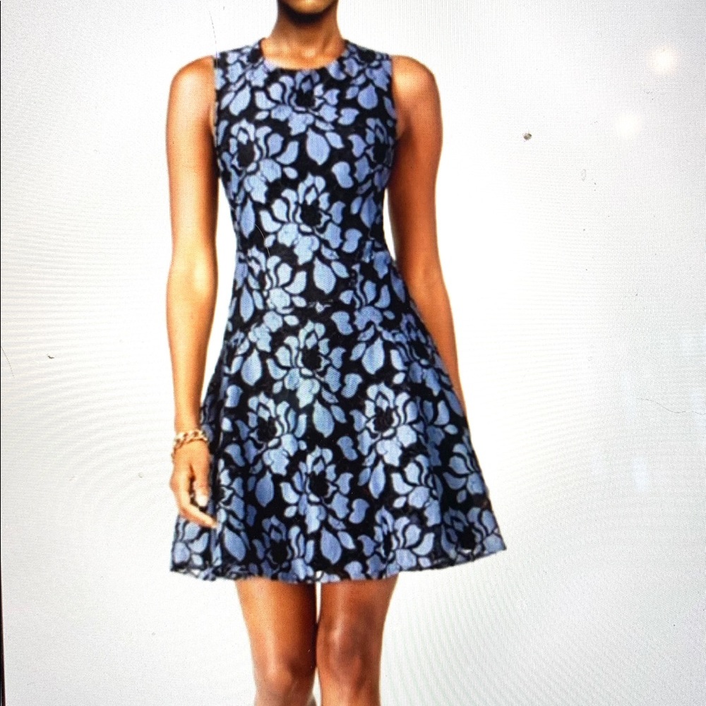 Tommy Hilfiger Floral Lace Fit & Flare Dress
